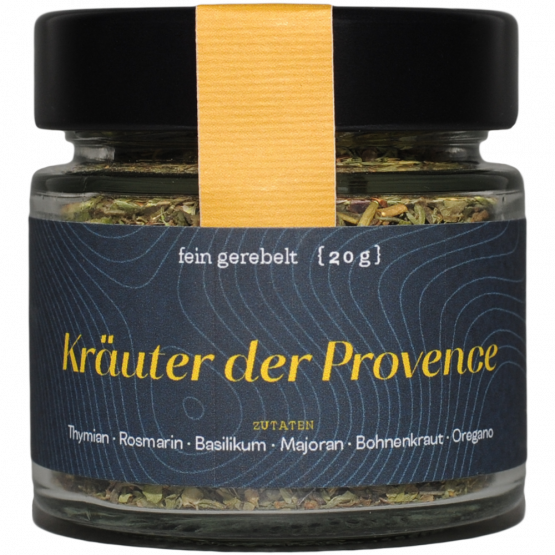 Goldhahn und Sampson Kruter der Provence, 20-g-Glas