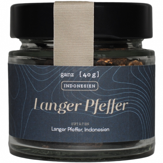 Goldhahn und Sampson Langer Pfeffer, 40-g-Glas
