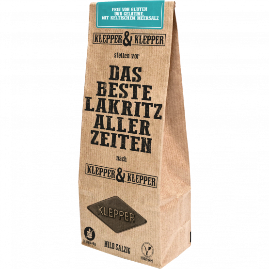 Klepper&Klepper Das Beste Lakritz Aller Zeiten - Mild Salzig, 200-g-Beutel