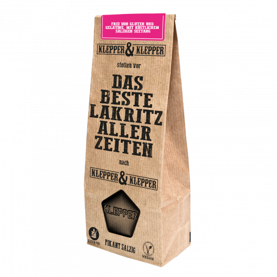Klepper&Klepper Das Beste Lakritz Aller Zeiten - Pikant Salzig, 200-g-Beutel