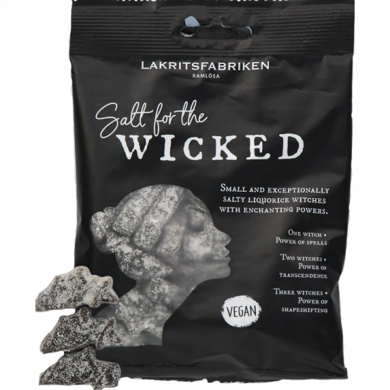 Lakritsfabriken Salt For The Wicked, 100-g-Tte