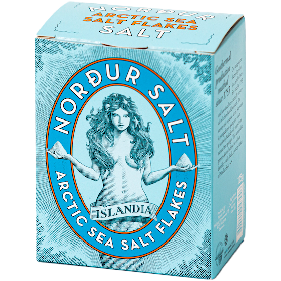 Nordur Salt Arctic Sea Salt Flakes, 250-g-Schachtel