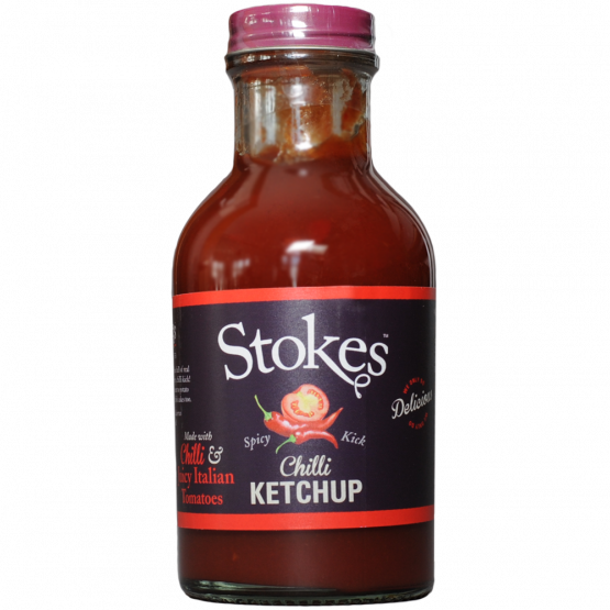 Stokes Spicy Chilli Ketchup, 249-ml-Flasche