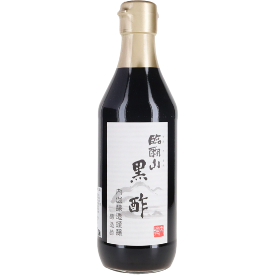 UMAMI Pure black vinegar of brown rice, 360-ml-Flasche