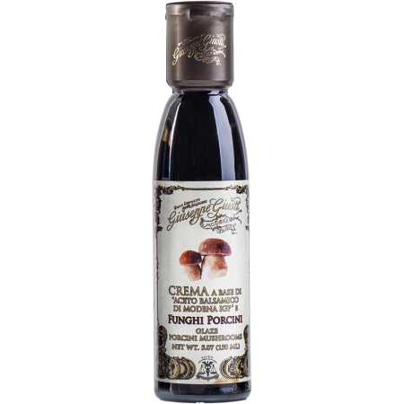 Acetaia Giusti Crema a base di "Aceto Balsamico di Modena IGP" Porcini, 150-ml-Flasche