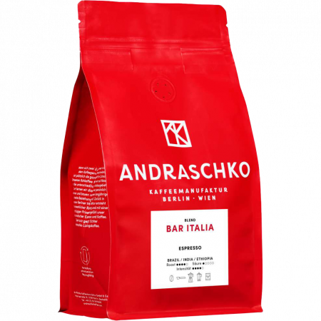 Andraschko Bar Italia - Espresso, 500-g-Beutel Espresso