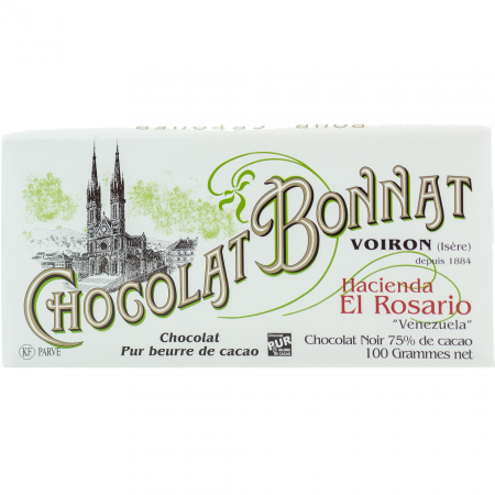 Bonnat Hacienda El Rosario 'Vnzuela' Cacao 75%, 100-g-Tafel Grands Crus du Cacao