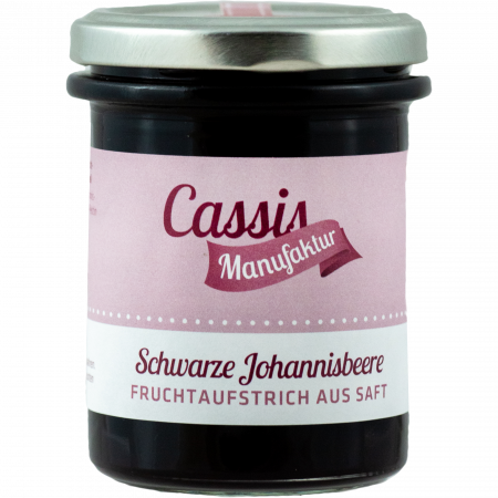 Cassis Manufaktur Schwarze Johannisbeere Gelee, 220-g-Glas