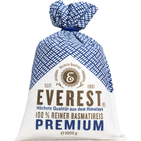 Everest Premium Reiner Basmatireis, 1000-g-Beutel