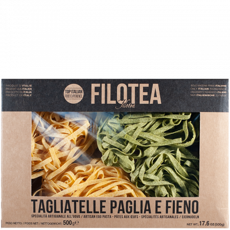 Filotea Nidi Tagliatelle Paglia e fieno, 500-g-Schachtel