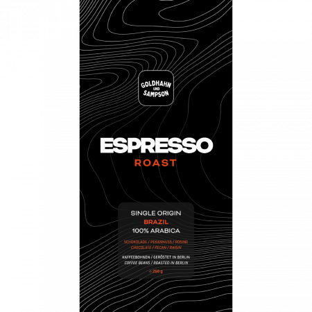 Goldhahn und Sampson Brazil - Espresso Roast, 250-g-Beutel GundS