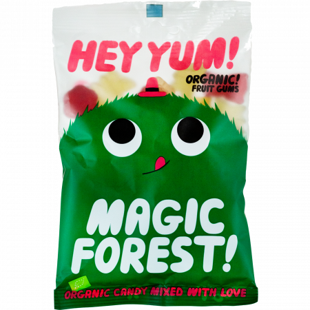 Hey Yum! Magic Forest! Organic Fruit Gums, 100-g-Beutel