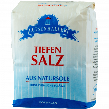 Luisenhaller Kchensalz Luisenhaller Tiefensalz aus Natursole, 1000-g-Beutel