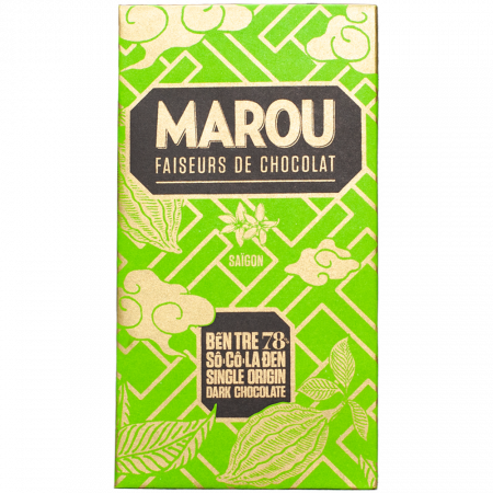 Marou BEN TRE 78% Single Origin Dark Chocolate, 80-g-Tafel