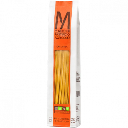 Pasta Mancini Spaghetti alla Chitarra aus Hartweizengrieß, 500-g-Tüte Pasta Mancini Spaghetti alla Chitarra aus Hartweizengrieß, 500-g-Tüte