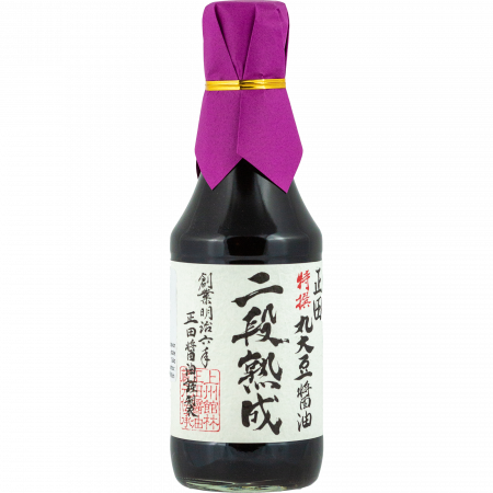 SHODA Shoyu Nidan-Jyukusei, Sojasauce, GMO-Frei, Spitzenqualitt, Shoda, 300-ml-Flasche