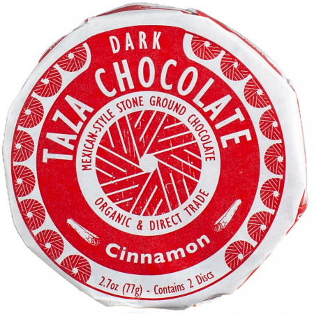 Taza Cinnamon, 50 % cocoa, 77-g-Scheibe (50%) DARK