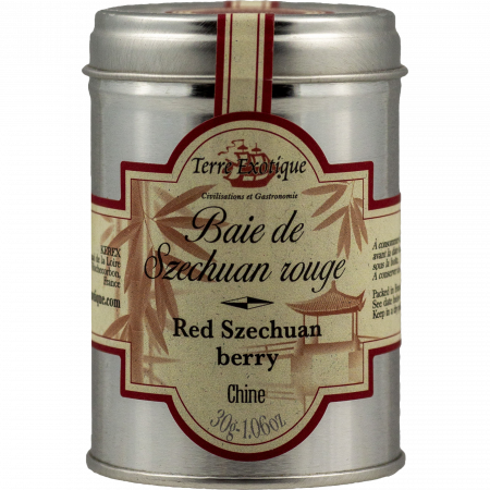 Terre Exotique Baie de Szechuan rouge, 30-g-Dose