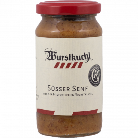 Wurstkuchl Ser Senf aus der historischen Wurstkuchl, 200-ml-Glas