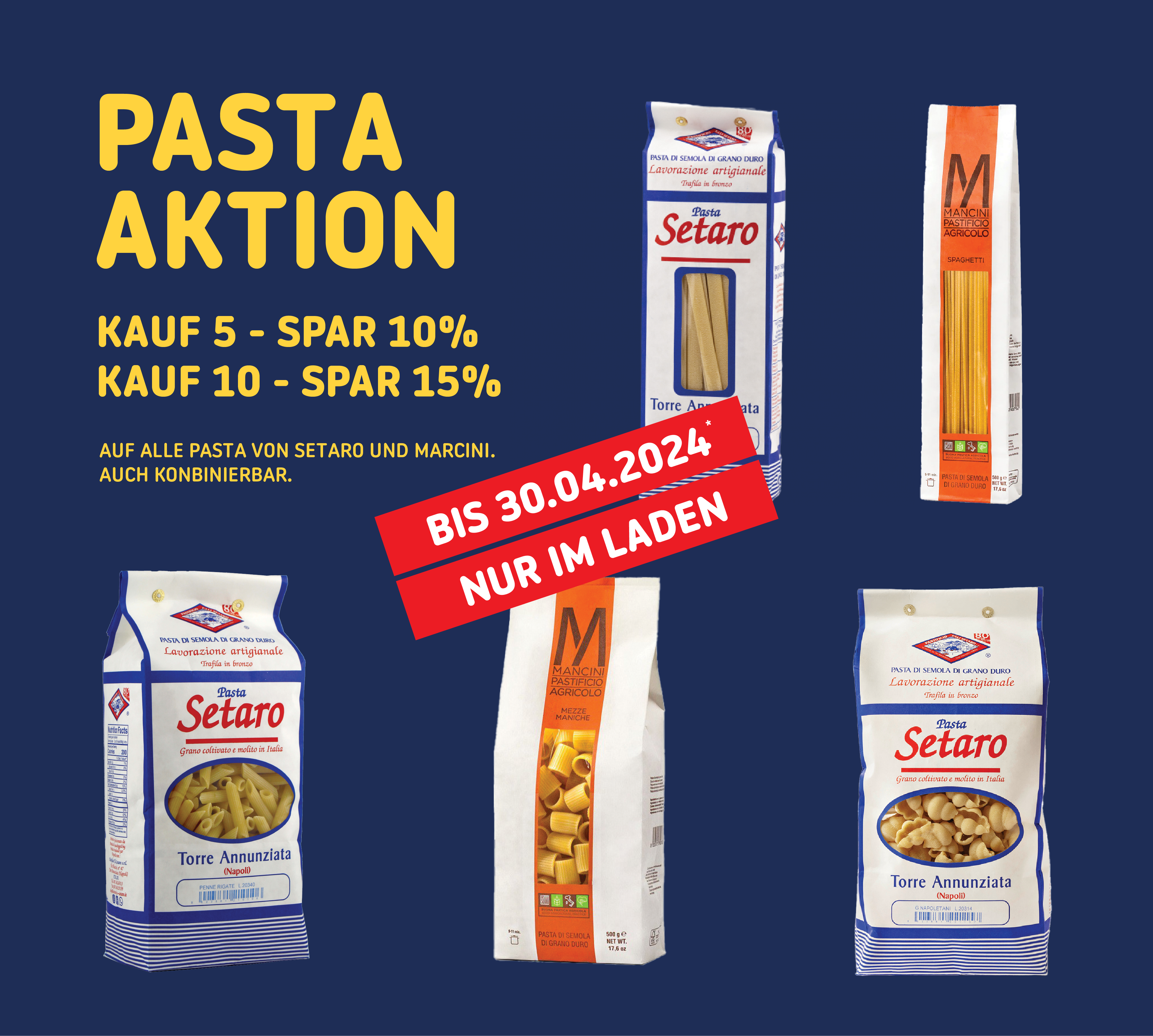 Pasta Aktion - Setaro and Mancini